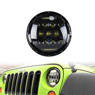 China OVOVS Atuo Parts 7 Inch Led Headlight With DRL For Jk Tj FJ Cruiser Trucks Off Road Lights OL-1275R for sale