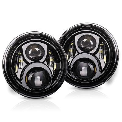 China OVOVS 7 inch round led Hi/Low led headlight 7