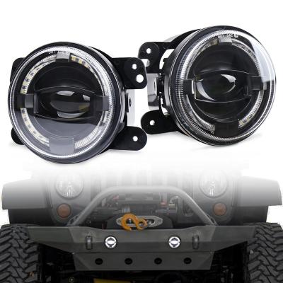 China ForJeep jk OVOVS Auto Parts 4inch 30W Led Fog Light Driving Fog Lamp With DRL For Jk Off Road for sale