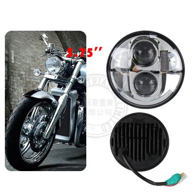 China Aluminum Radiator 5.75inch 40w Body OVOVS Hot Tour Led Motorcycle Headlights H/L Beam With Angel Eyes For Har-grazing Motorbike for sale