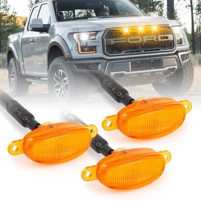 China Fit For Ford F-150 Newest 12V DRL Amber Lights Front Grille Light For Ford Led F150 Raptor OVOVS Drive Raptor for sale