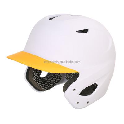 China ARH002 Size Quality ABS Material Two Tone Matt Wadding Helmet Baseball Helmet Durable Baseball Helmet for sale