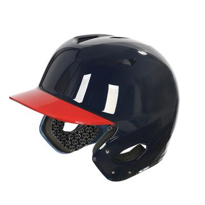 China ARH0018 Size Quality ABS Durable Material Two Tone Red Bill With Glossy Black Helmet Batting Baseball Helmet Baseball Helmet for sale