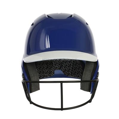 China Customized Professional Shiny Main Wadding Helmet Water Transfer Protector Zebra-Stripe Head Baseball Helmet Safe for sale