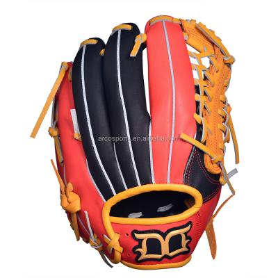 China Durable Size Quality Customized Wadding Material Breathable Customized PVC Logo Baseball Gloves for sale