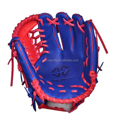 China Wholesale Hand Protective Glove Size PVC Wadding Soft Leather Baseball Baseball Leather Wadding Gloves for sale