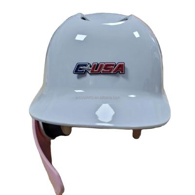 China Custom PVC Silicon ARTL 3D Embossed Soft PVC Silicon Wadding Helmet Team Logo for sale