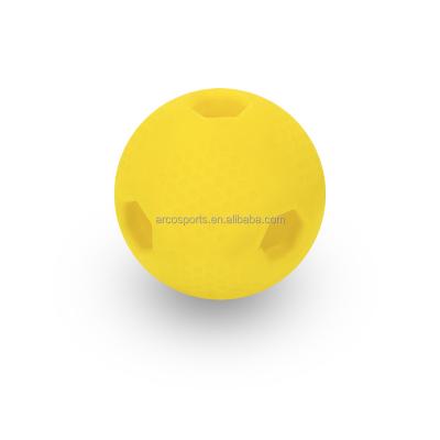 China ARB004 70mm PVC Soft Ball 12 Holes Practice Airflow Plastic Hollow Baseball Forming Indoor And Outdoor Use Baseball And Softball for sale