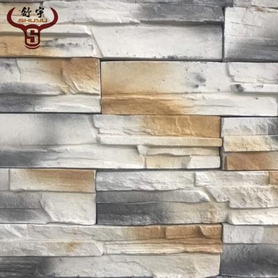 China Fireproof High Quality Cheap Interior Culture Stone Brick Stacked Culture Stone Wall Cladding Cultured Stone Panel for sale