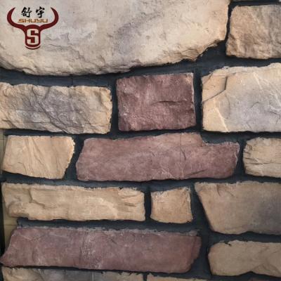 China Modern High Quality Cheap Natural Brick Culture Multicolor Stones Of External Wall Pieces for sale