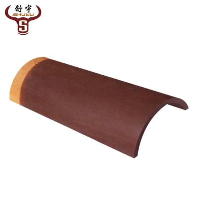 China 2020 Frost-resistance hot sale villa clay roof tile for vacation home for sale