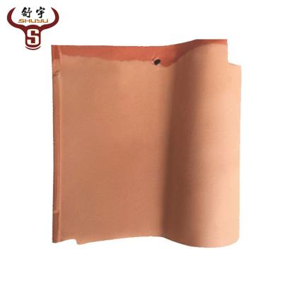 China Hotel Bali Style Spanish Clay Leaning Roof Tile For Country House for sale