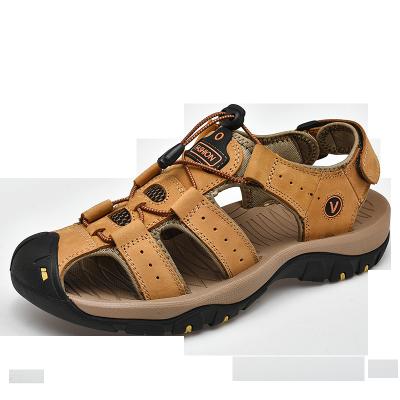 China Crochet Buckle Summer Season Breathable Men Beach Sandals Best Quality Sandals for sale