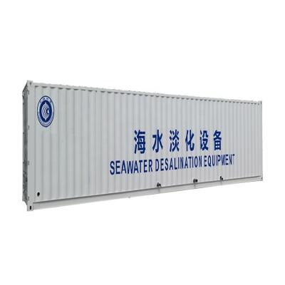 China Custom Marine Hotels Land 1000lh 100tph Brine Seawater Seawater Desalination Equipment for sale