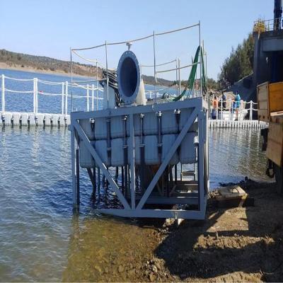 China Water intake environments such as low cost simple removable HDPE modular floating tanks pontoon 500mm for pumping station for sale