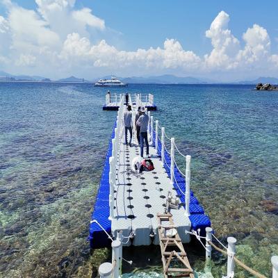 China Bridge For Pumps Other Marine Supplies Swimming Pool Marina Floating Pontoon Modular Plastic Walkways for sale