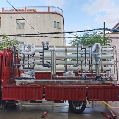 China Guangzhou 1500lph 5000l/h Mini Fish Pond Easy Maintenance Wastewater RO Water Treatment Plant for sale