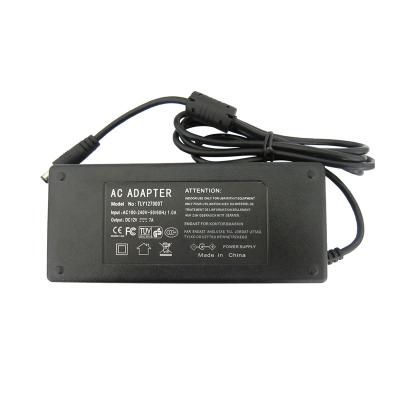 China DC To AC 24 Volt Adapter 24V 3.5A Plastic Power Adapter 3.5 Amp Power Supply For LED Strip for sale