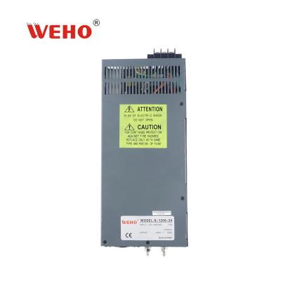 China WEHO S-1200-48 110VAC 220VAC to 1200W 48VDC 25A switch mode power supply SMPS 291*132*68mm for sale