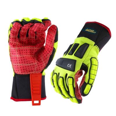 China Lyeeang Comfortable Safety Tpr Mechanic Work Glovece En 388 ANSI Standard A5 Cut Cut Anti-impact Resistant Hand Protective Gloves For 13G for sale