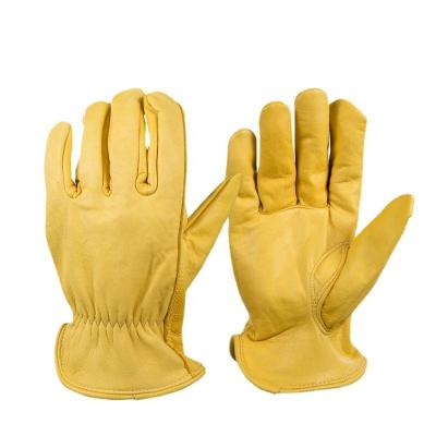 China Industrial Goods Safety Comfortable Protective Glove Flexible Breathable Lyeeang Cowhide Leather Working Electric Welding Gloves for sale