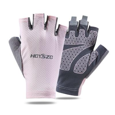 China Lyeeang Half Finger Glove Waterproof Breathable Riding Rod Bike Cycling Gloves For Outdoor Sport Summer Hot Sale for sale