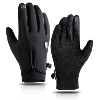 China Lyeeang Full Finger Safety 2 Pair Touch Screen Outdoor Sport Breathable Cycling Gloves Riding Waterproof Full Finger Glove Wholesale for sale