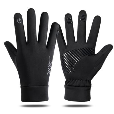 China Lyeeang Full Finger Safety In Running Cycling Sport Full Finger Glove Mountain Bike Wear Resistant Cycling Riding Gloves For Touch Screen for sale