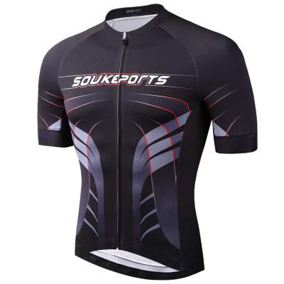 China Breathable Souke Sports Cycling Jersey Breathable Cycling Cycling Mens Wear Jersey for sale