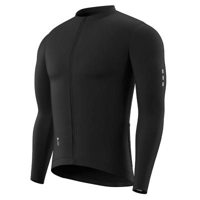 China Best Breathable Good Quality Black Cycling Tank Tops 2021 Men's Cycling Suit Long Sleeve for sale