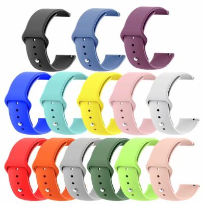 China Water Resistant Watch Strap Silicone Sport SmartWatch Band Accessories 38mm 42mm 40mm 44mm Smart Strap For Watch Band for sale