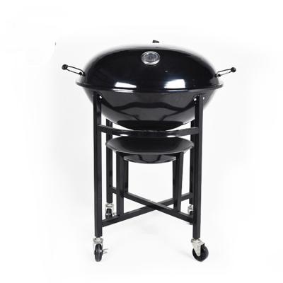 China High Quality Easily Assembled Easily Cleaned Outdoor Cart Apple BBQ Grill Ranch Charcoal Kettle Grill with Wheels for sale