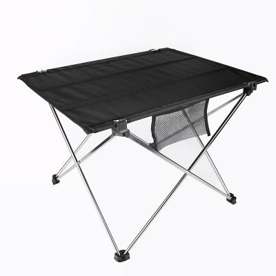 China Modern Professional Manufacture Oxford Cloth Table Top With Aluminum Frame Folding Camping Picnic Table for sale