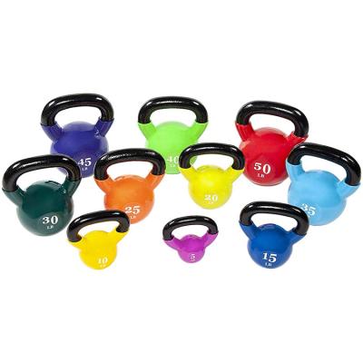 China Wholesale New Professional Dumbbell Fitness Exercise Oated Cast Rubber Unisex Material Kettlebell for sale