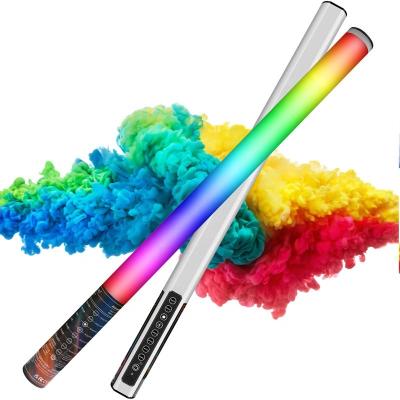 China PORTABLE Handheld 85CM RGB Led Visual Light Magic Wand Colorful Atmosphere Light For Room Party Bar Hotel Titok Show Soft Photographic Lighting for sale