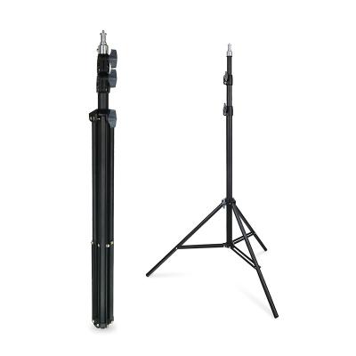 China Monopod LUXCEO L02 7ft Portable Camera Photography Folding Light Weight Metal Light Stand Tripod Photo Studio Accessories for sale