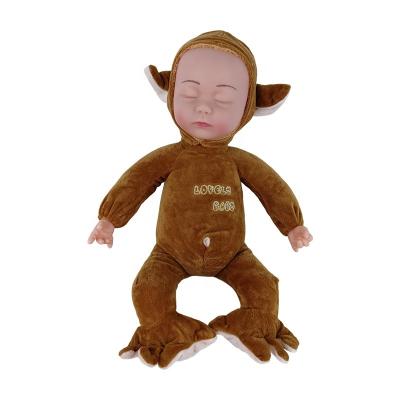 China Cartoon Toy 24 Inch Soft Solid Silicone Reborn Baby Hand-Detailed Realistic Body Reborn Dolls for sale