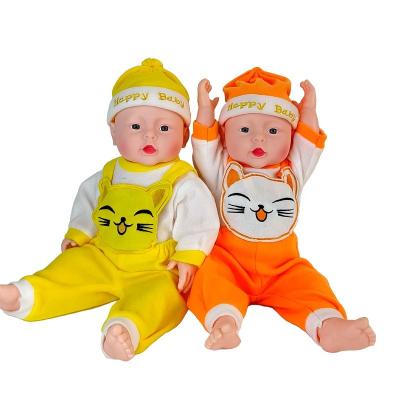 China Soft Vinyl Silicone Cartoon Toy Month-in-Law Training Nursery Vinyl Silicone Variable Clothes for sale