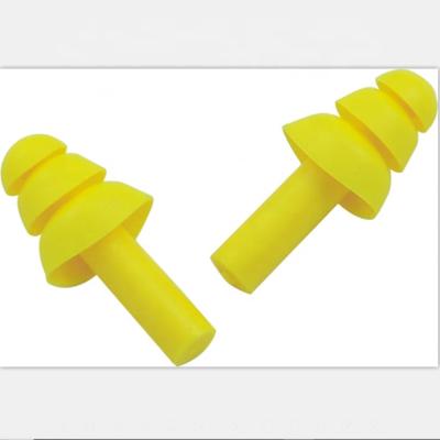 China Silicone Triple Flange Design Silicone Earplugs for sale