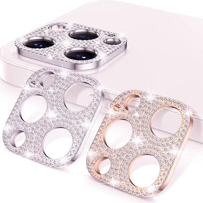 China Cell Phone Widely Used Bubble Free Bling Camera Lens Protector For iPhone 12 for sale