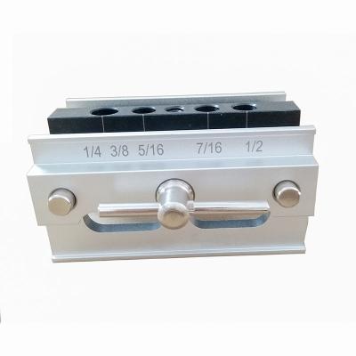 China Self Centering Aluminum Woodworking Finger Jig Drilling Jig Kit Self Centering Dowelling Jig for sale