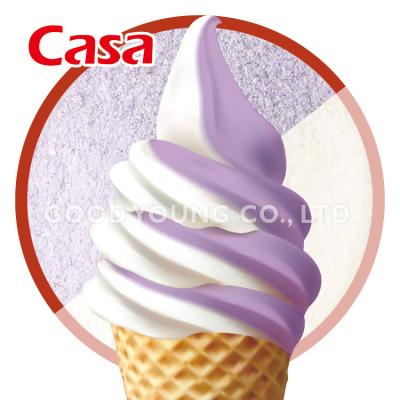 China Taro Powder Flavor Instant Soft Serve Ice Cream Powder Mix for sale