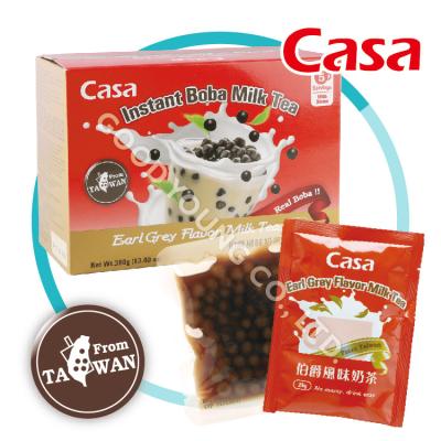 China Gray Milk Tea Set With Instant Ready-to-Eat Taiwan Bubble Straws and Early Boba Tapioca Pearl for sale