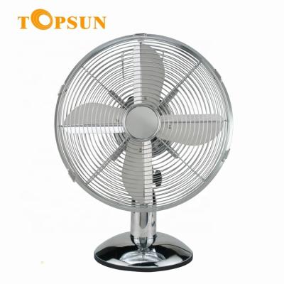 China Hotel 12 Inch 30cm Cool Air Fan, Retro Swinging Fan, CE Desk Fan for sale