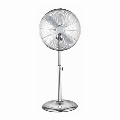 China Hot Sale 16 Inch 40cm Chrome Retro Hotel 3 Gears Home Appliances Stand Fan for sale