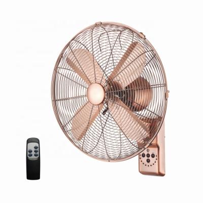 China Hotel 45cm 18 Inch CE CB SAA Hot Sale Electric Swing And Tilt Retro Classic Antique Adjustable Head Remote Control Wall Fan for sale