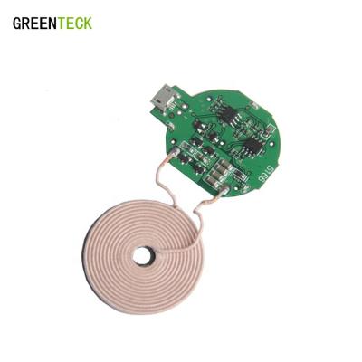 China Small Mini Wireless Charging Transmitter Module PCBA Coil QI for Android etc for sale