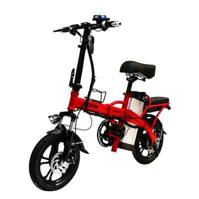 China Aluminum Alloy Portable Electric Bicycle Folding Electric Bike E-Bike For Adult for sale