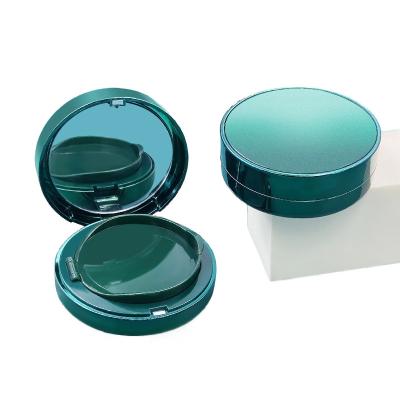 China 15g Transparent Plastic Refillable Compact Powder Case for Travel friendly Cosmetic Needs for sale