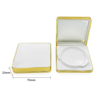 China Round Plastic Dewy Finish Cushion Foundation Case Travel Friendly Reusable for Cosmetics Skin Care Packing for sale